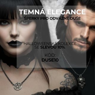 💀Šperky pro odvážne duše! Váš styl nepotřebuje kostým. Jen ten správný šperk, který vypráví příběh. Proto jsme pro vás...